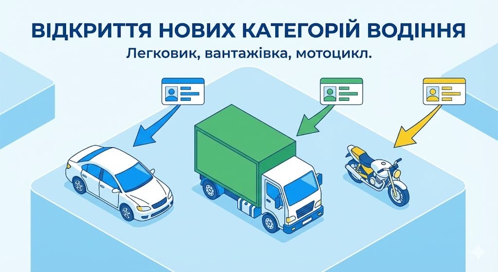 Відкриття нових категорій